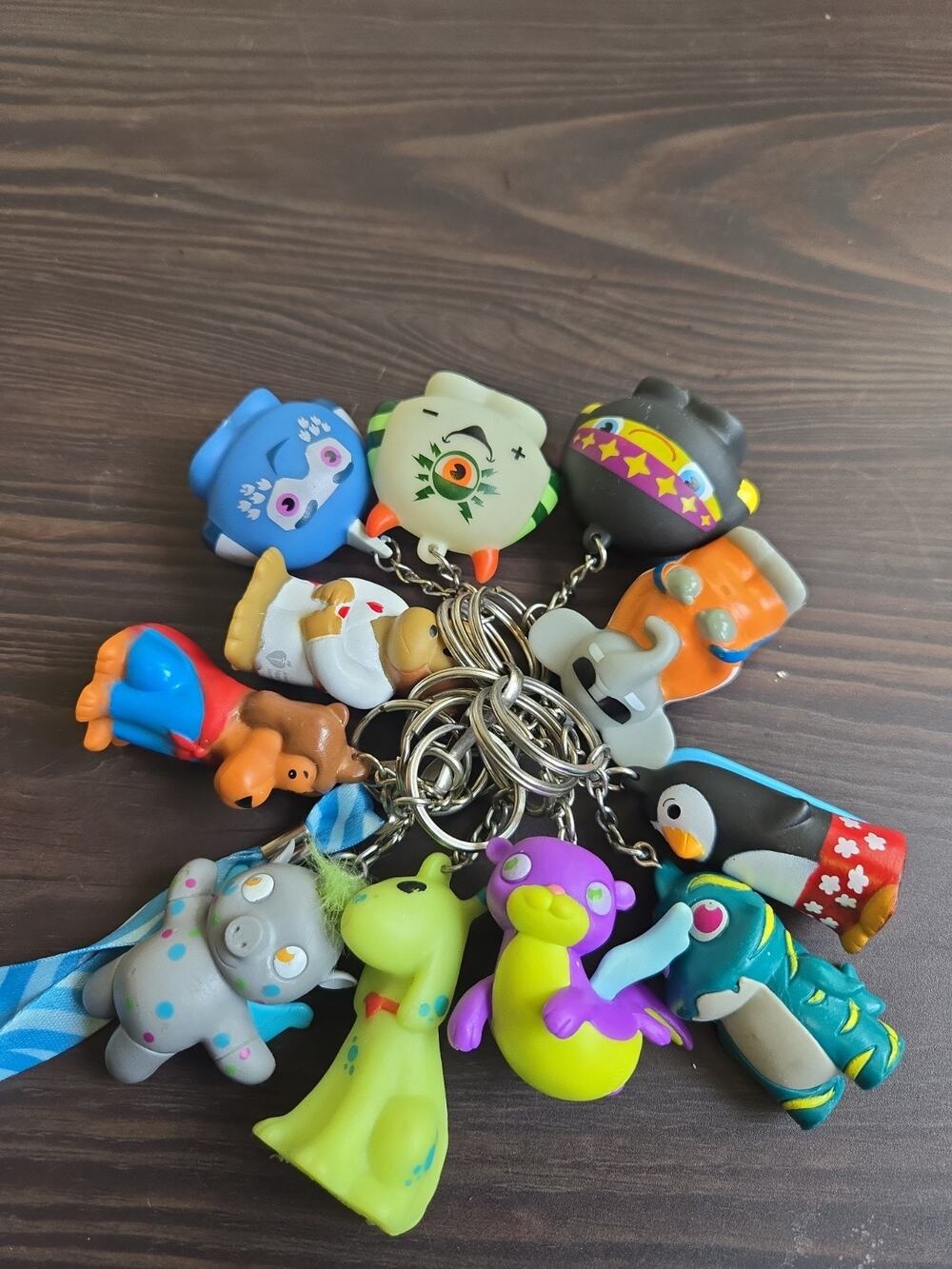 Lot 11 American Heart Association KeyChains Oscar, Sprinkles, Martia, Finn, Dogs